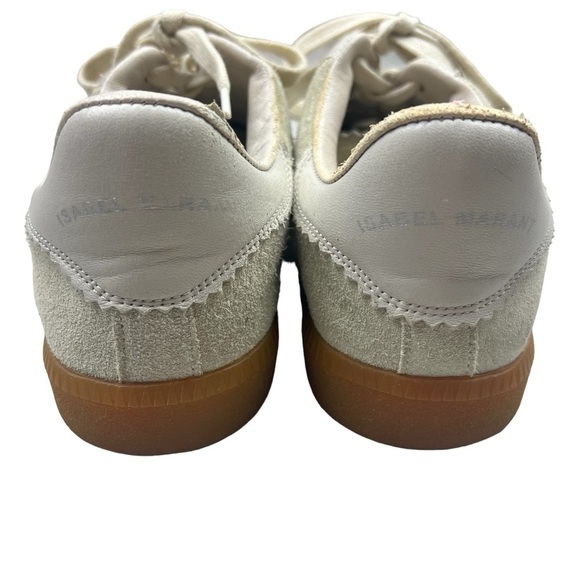 ISABEL MARANT- Bryce Suede and Leather Sneakers 40 - Picture 6 of 12